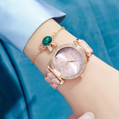 Fashion Watch Gift Suit Quartz Watch Necklace