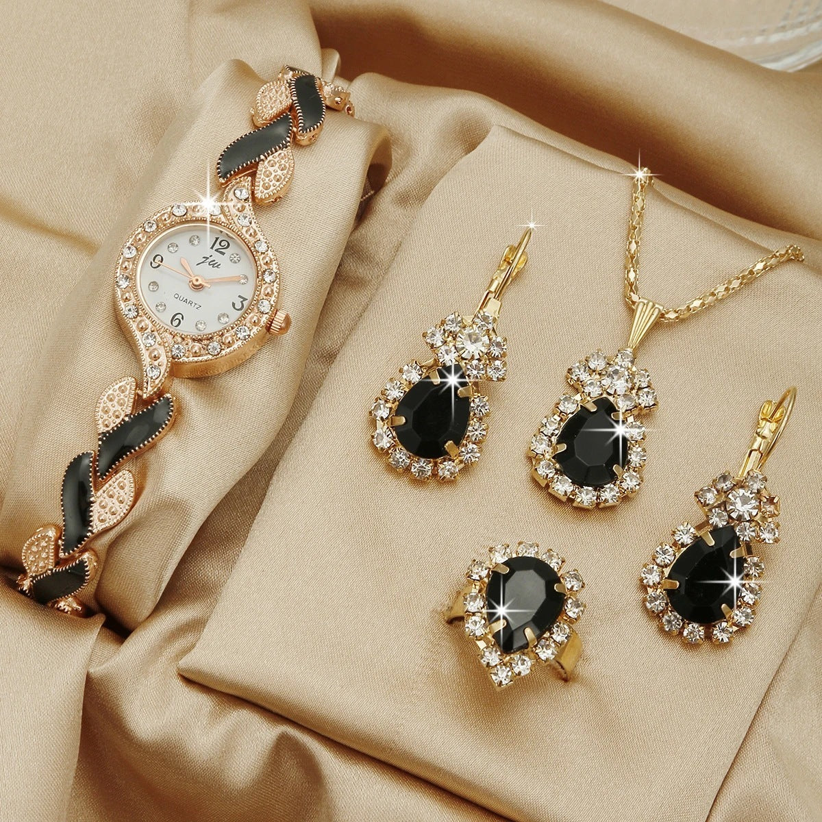 Fashion Watch Gift Suit Quartz Watch Necklace