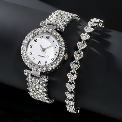 Fashion Jewelry 2pcs Luxury Fashion Wz Wristwatch