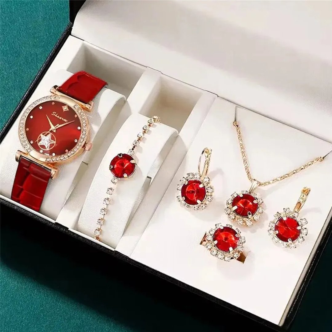 Fashion Watch Gift Suit Quartz Watch Necklace