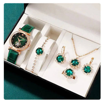Fashion Watch Gift Suit Quartz Watch Necklace