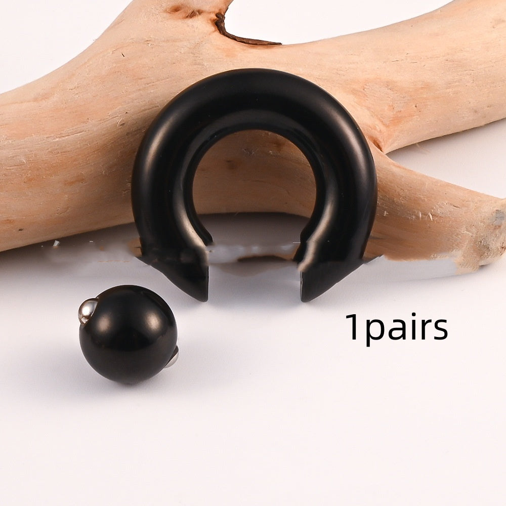 Stainless Steel BCR Large Size Card Multi-purpose Ring