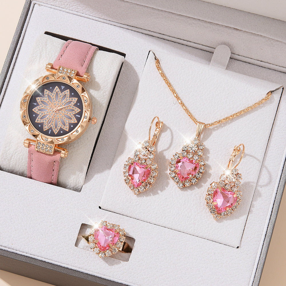 Fashion Watch Gift Suit Quartz Watch Necklace