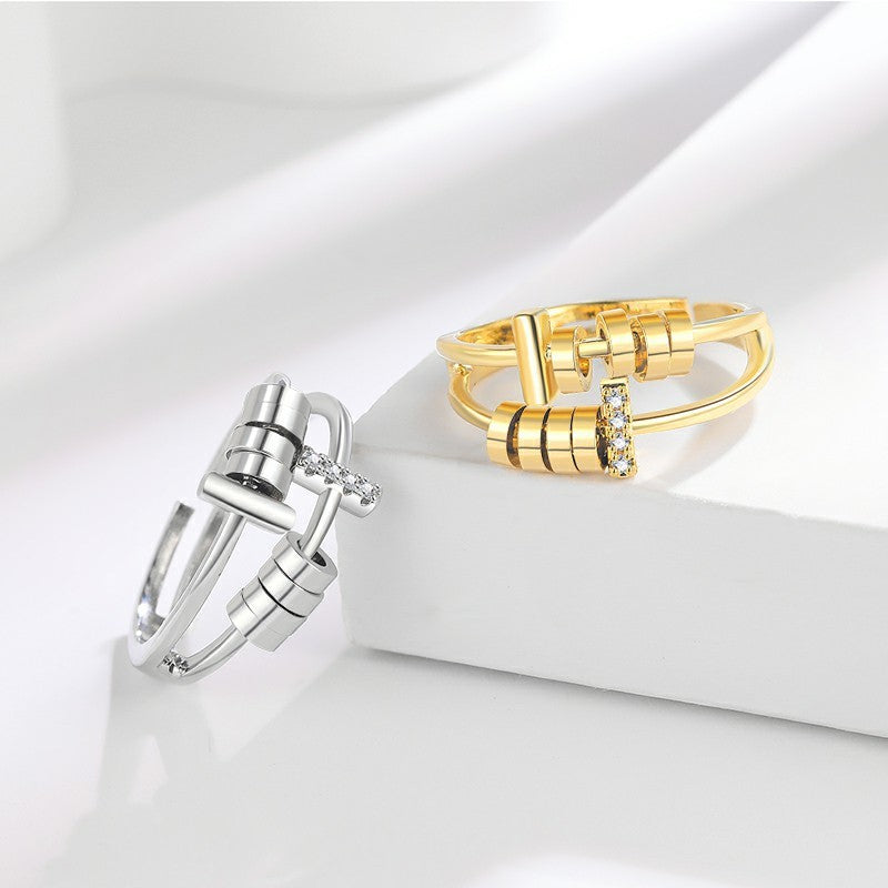 New Anti-anxiety Funny Rotating Restless Ring