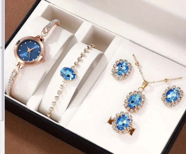 Fashion Watch Gift Suit Quartz Watch Necklace
