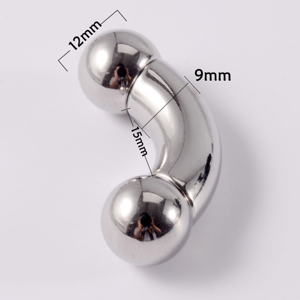 Stainless Steel Curved Rod Body Piercing Earrings