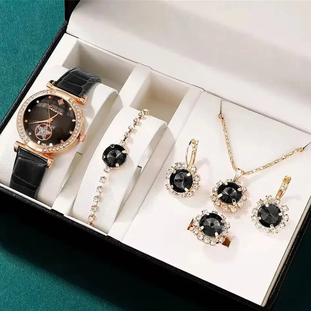 Fashion Watch Gift Suit Quartz Watch Necklace