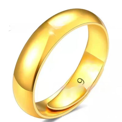 Silver Plated Ring Smooth Opening Accessories Gold Plated