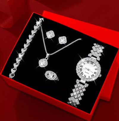 Fashion Watch Gift Suit Quartz Watch Necklace