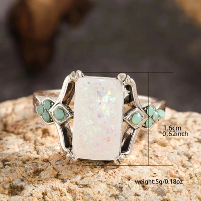 Women's Vintage Ring European And American Ladies Engagement Ornament