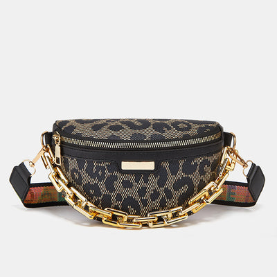 Women's Fashion Chest Bag Shoulder Bag Leopard