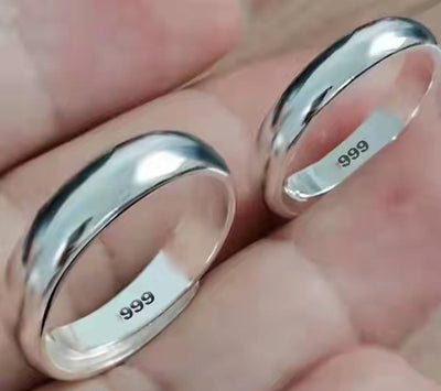 Silver Plated Ring Smooth Opening Accessories Gold Plated