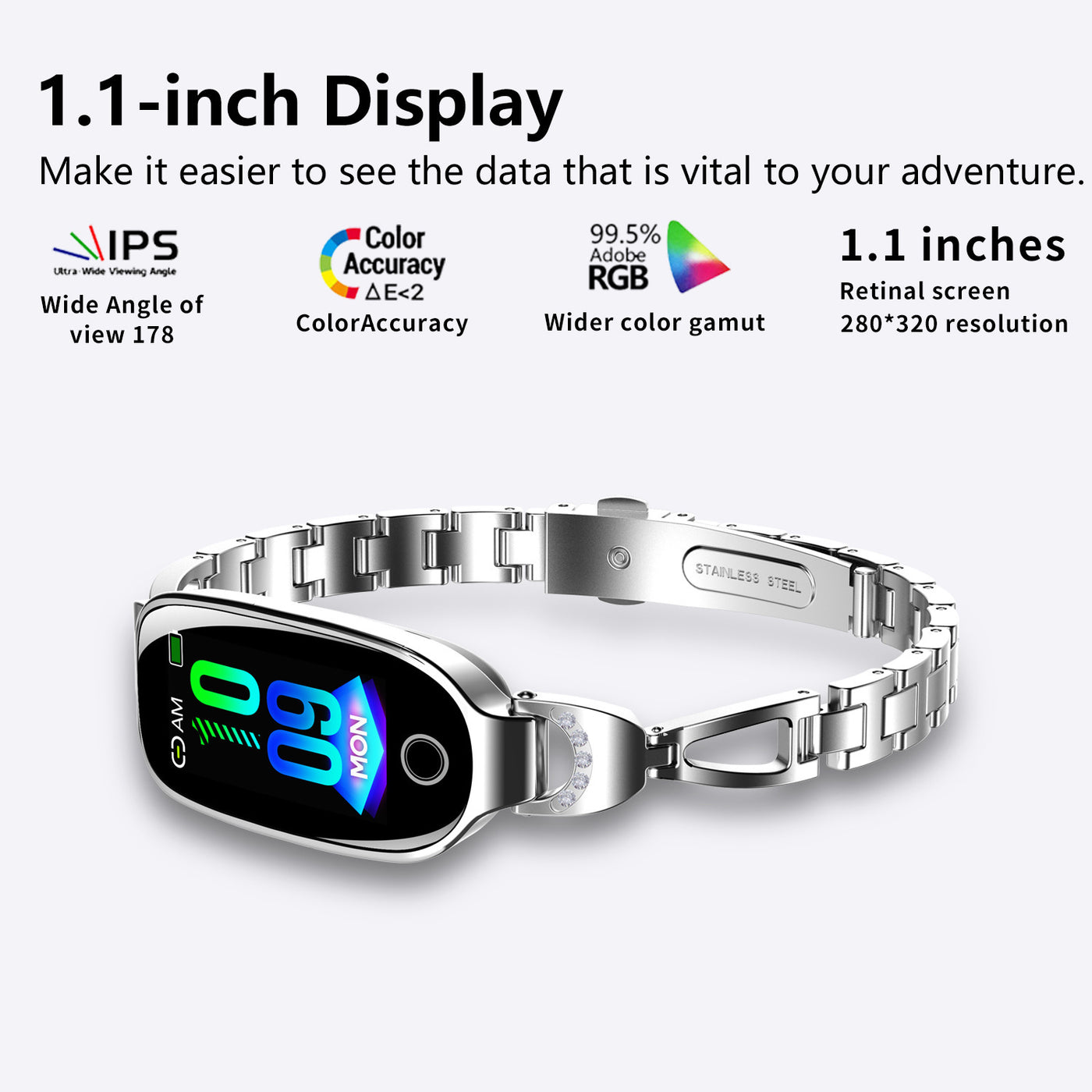 Women's Smart Watch Non-invasive Blood Glucose Menstrual