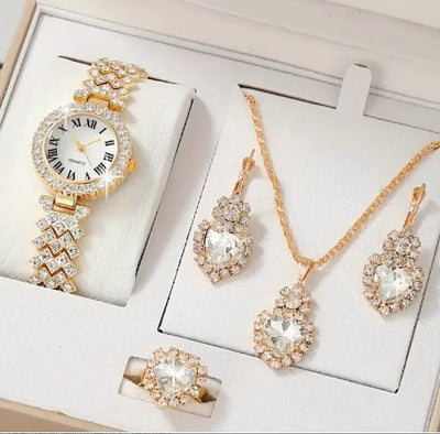 Fashion Watch Gift Suit Quartz Watch Necklace