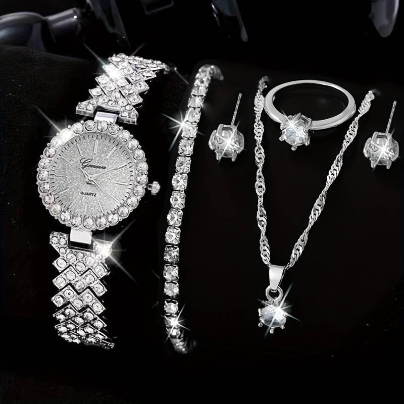 Fashion Watch Gift Suit Quartz Watch Necklace