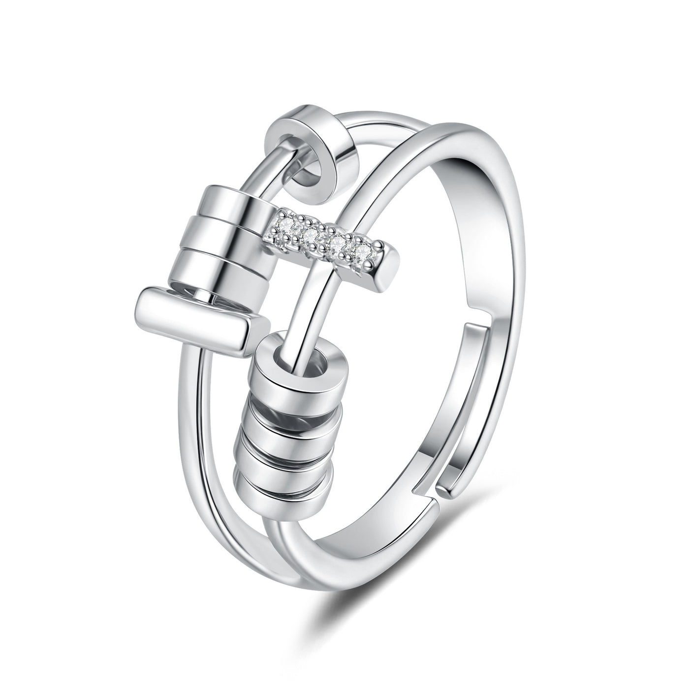 New Anti-anxiety Funny Rotating Restless Ring