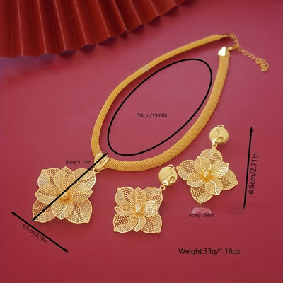 Pendant Necklace And Earrings Jewelry Wedding Party