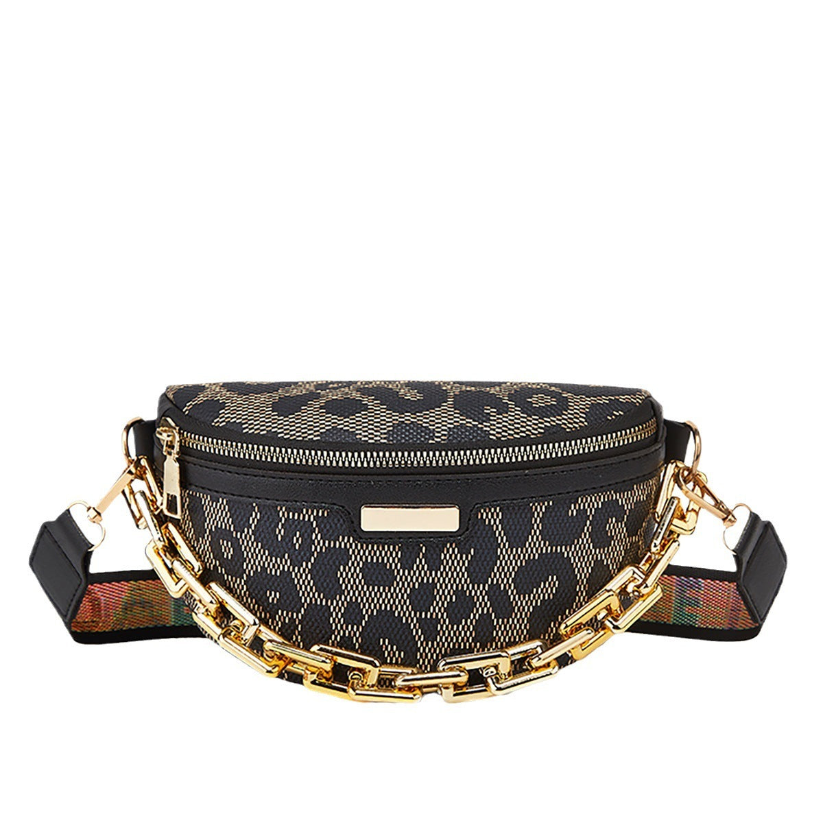 Women's Fashion Chest Bag Shoulder Bag Leopard